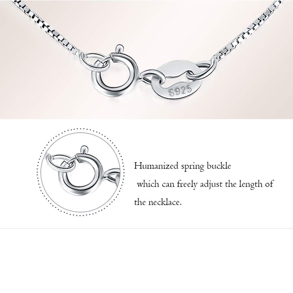 HJMMWT Collane per Donne e Ragazze Stella a Sei Punte Collana Bianca S Ciondolo in Pietra di Luna intarsiato con Collana Ciondolo Delicato Regalo Collane Girocollo per la casa