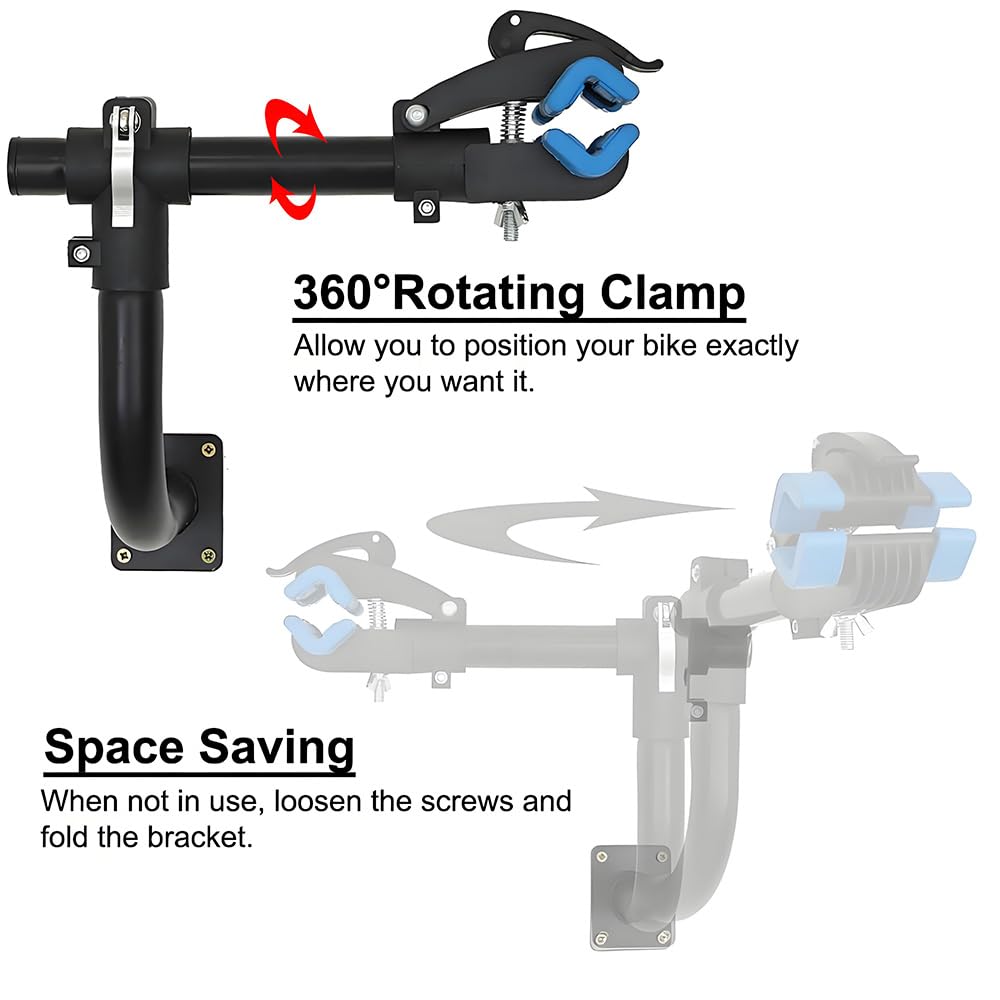 Soporte de reparación de bicicletas montado en la pared, soporte para herramientas y mantenimiento de bicicletas, soporte de mantenimiento de bicicletas para bicicletas de montaña de carretera