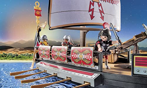 PLAYMOBIL History 5390 Galera Romana, Arco Flotante, Juguetes para niños a Partir de 6 años