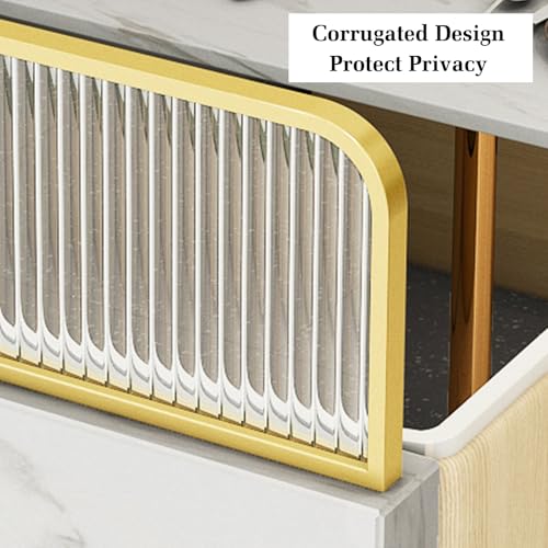 Cloison de bureau en fer translucide panneau séparation durable - 5
