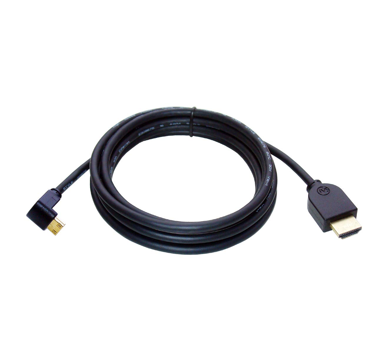 Amazon | HDMI ミニHDMI 変換ケーブル 片方L型（上向き） Ver1.4