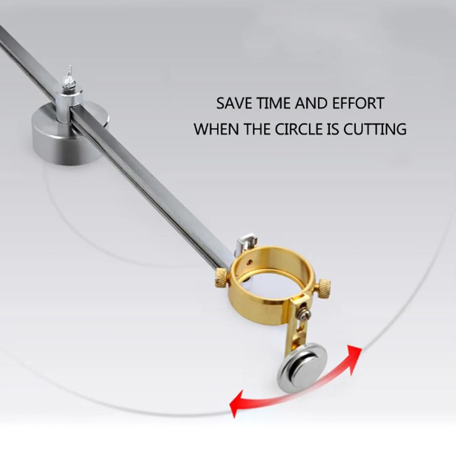 Torche de Coupeur de Plasma, Boussole pour Torche de Découpe P80,Guide de Cercle de Torche de Coupeur de Plasma,Boussole de Découpe Au Plasma,Torche de Découpe Au Plasma avec Règle D'échelle