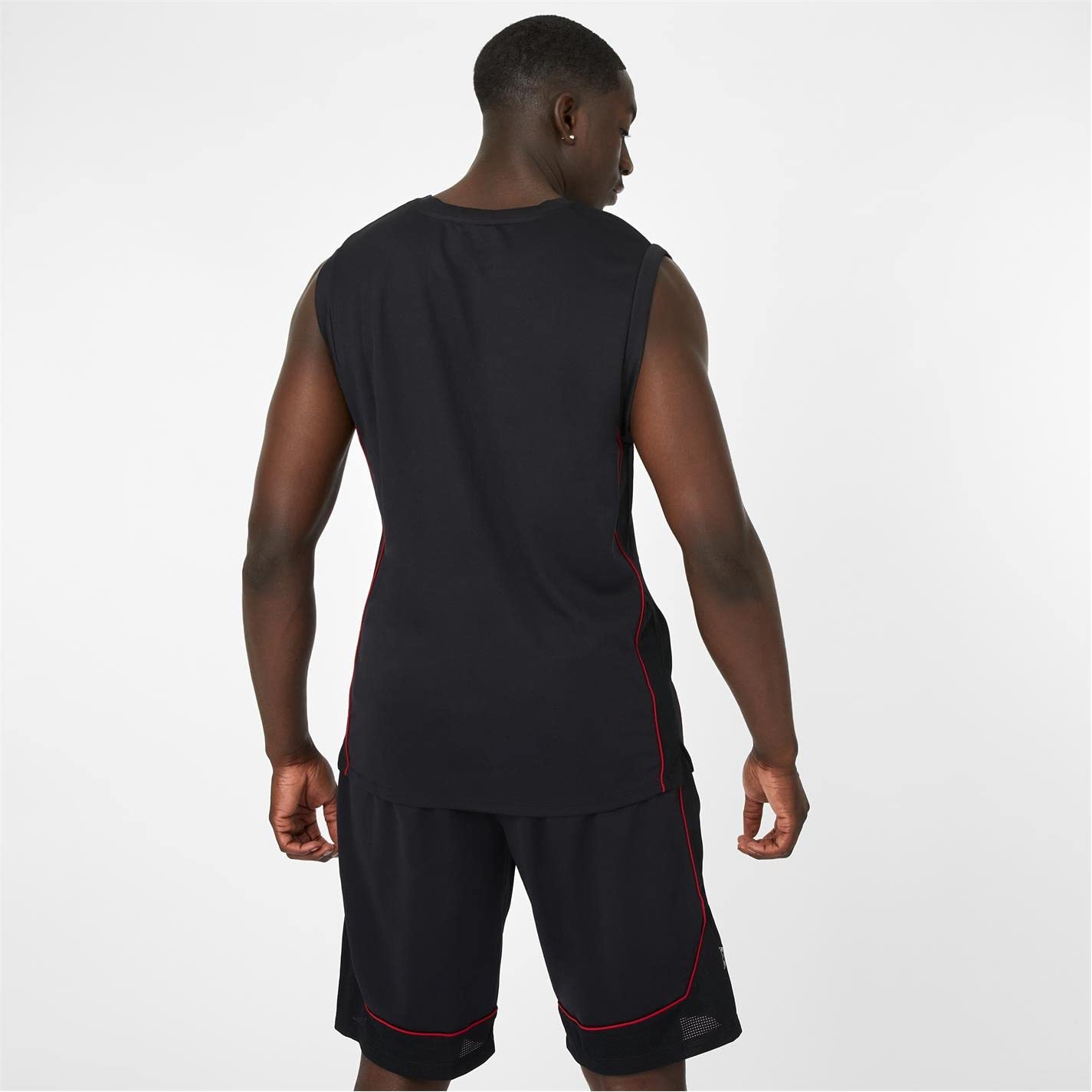 Everlast - Maglia da basket da uomo con scollo a V