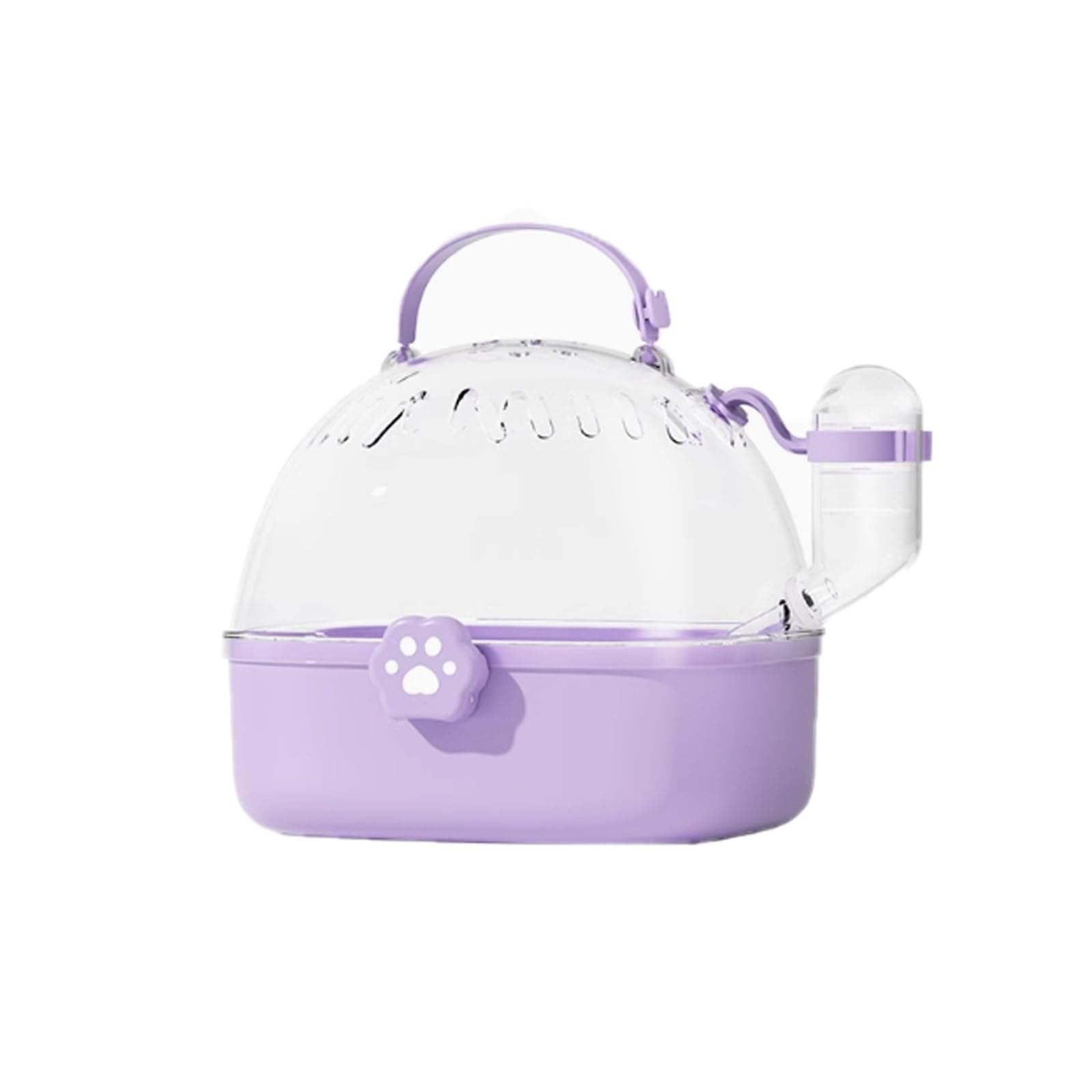 Klatka dla ptaków Klatka dla ptaków dla papug, klatka zewnętrzna, mała, przenośna, akrylowa, na wynos, specjalna Dom dla zwierząt(Purple)