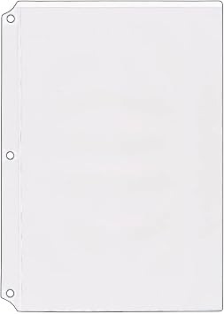 StoreSMART - Plastic Sheet Protectors 50-Pack - 6 1/8" x 9 14" - Open Short Side - RPT577-50
