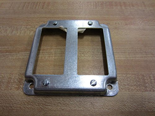 Steel City RS17-CC Outlet Box Surface Cover, Square, Raised, 4-Inch, Galvanized, 25-Pack