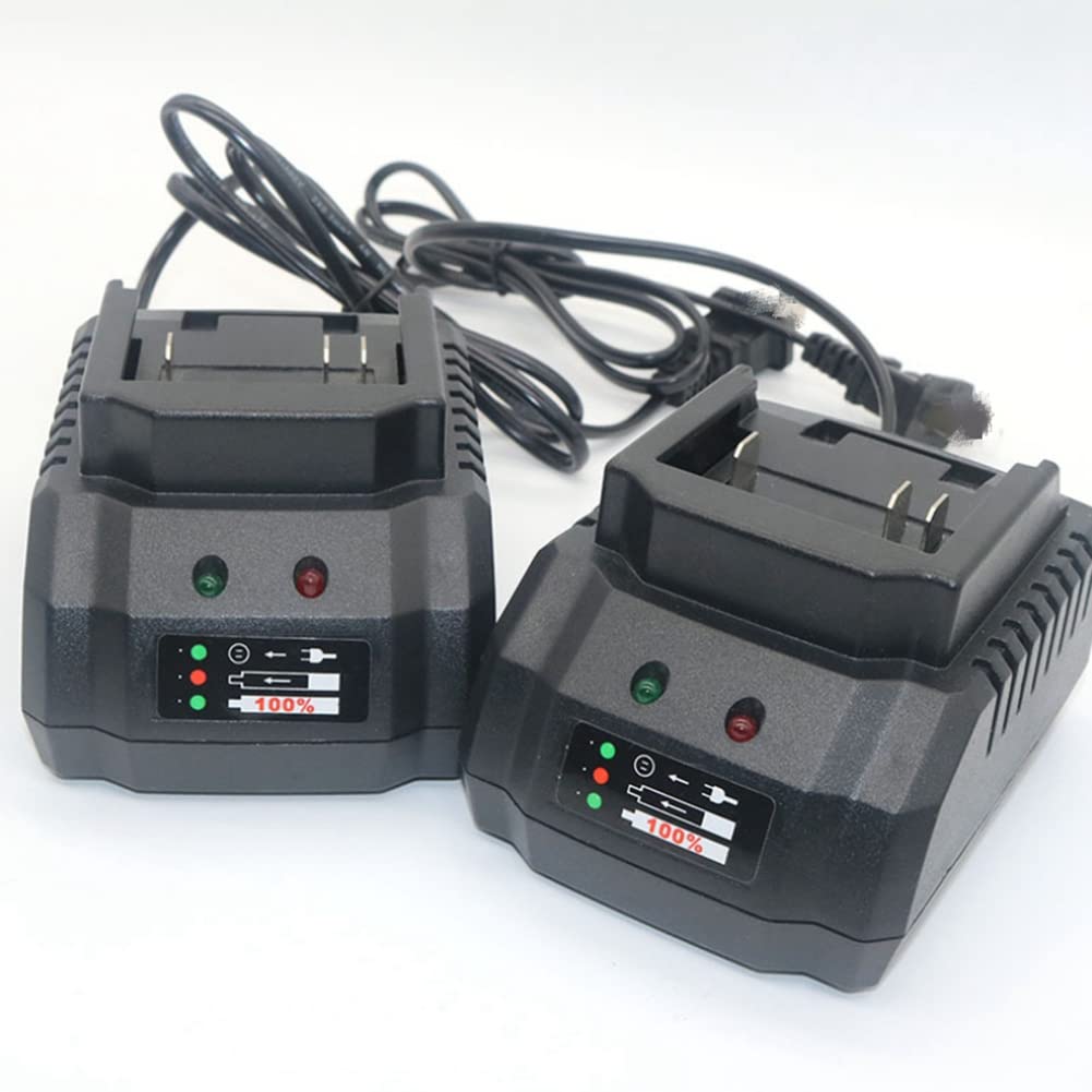 Caricatore per batteria al litio 18 V 21 V applicare al trapano fili Smerigliatrice angolare Soffiatore elettrico Utensili elettrici Spina UE