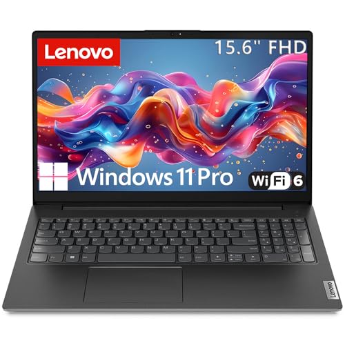 Lenovo 15.6' FHD Laptop Computer for Home Student Study and Business, Intel Dual-Core Processor, 16GB DDR4 RAM, 1TB PCIe SSD, WiFi 6, Bluetooth 5.2, RJ-45, HDMI, Windows 11 Pro