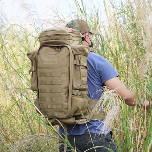 56-70L Tactical Backpack Nylon for Men - Image 9