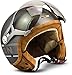 Produktbild Soxon® SP-325 Plus Titanium · Jet-Helm · Motorrad-Helm Roller-Helm Scooter-Helm Moped Mofa-Helm Chopper Retro Vespa Vintage Pilot Biker Damen · ECE 22.05 Visier Schnellverschluss Tasche XL (61-62cm)