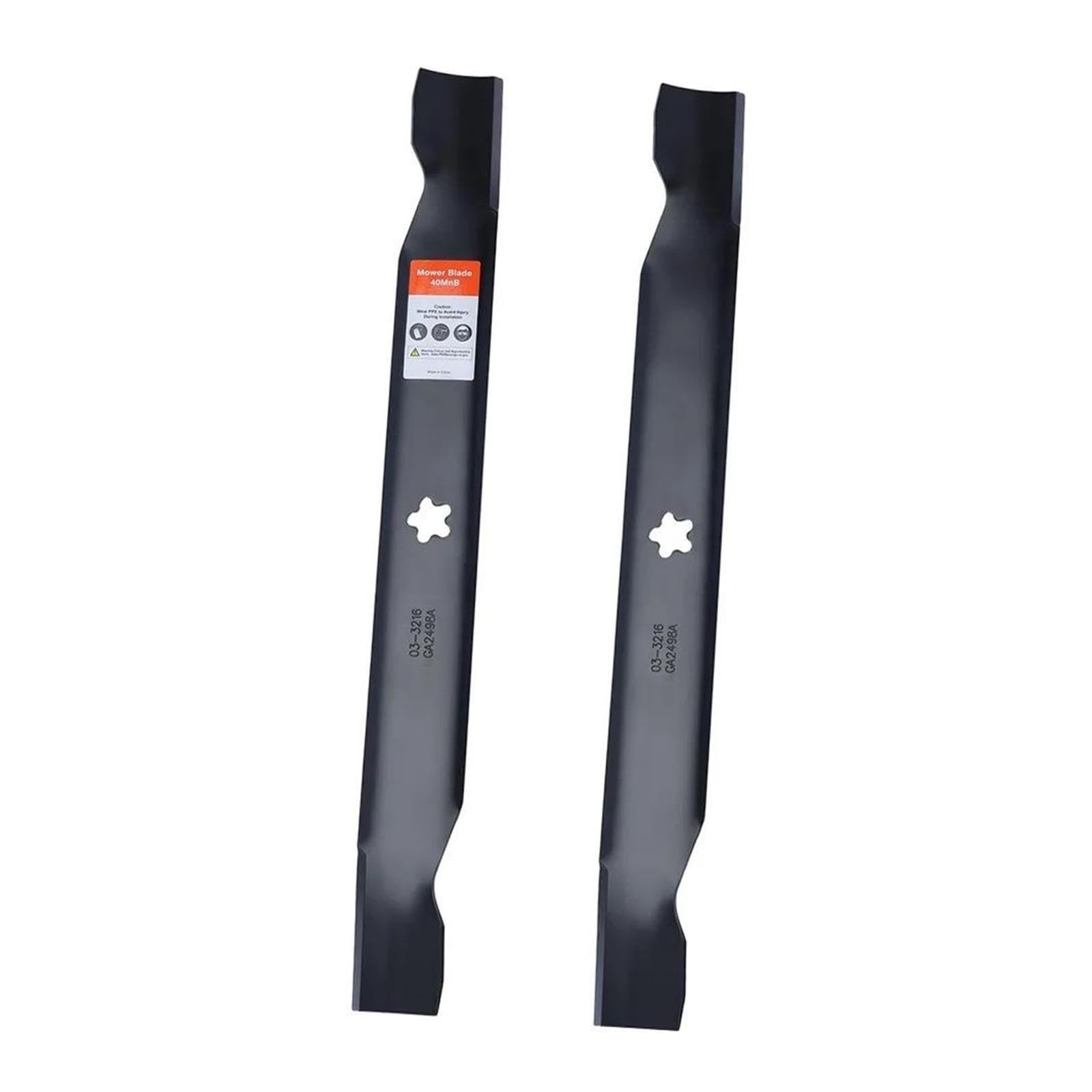 Paquete De 2 Cuchillas for Cortacésped 138971, Compatibles Con Craftsman LT1000 LT2000, Cortacésped De Cubierta De 42 Pulgadas, Poulan Pro, Tractor De Césped Husqvarna