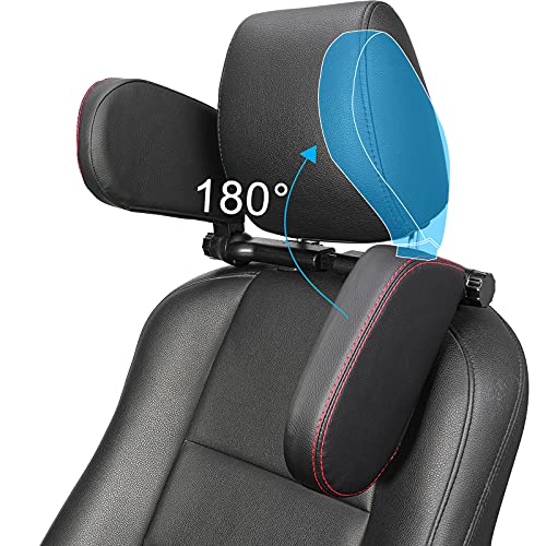 [upgraded] car headrest pillow, buluby neck rest suppor…