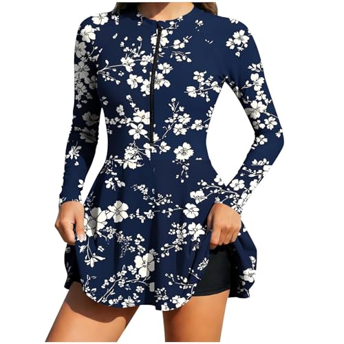 Maillots deux pièces été skirtini et short de bain pour femme active en couleur unie