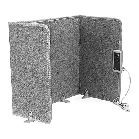HOXMOMA Electric Foot Warmer, Four-dimensional Vertical Heating Pad, Winter Leg Knee Warmer, Foldable Tilt 45° Automatic Power Off 220V, for Home/Office(46 * 20 in) Cover