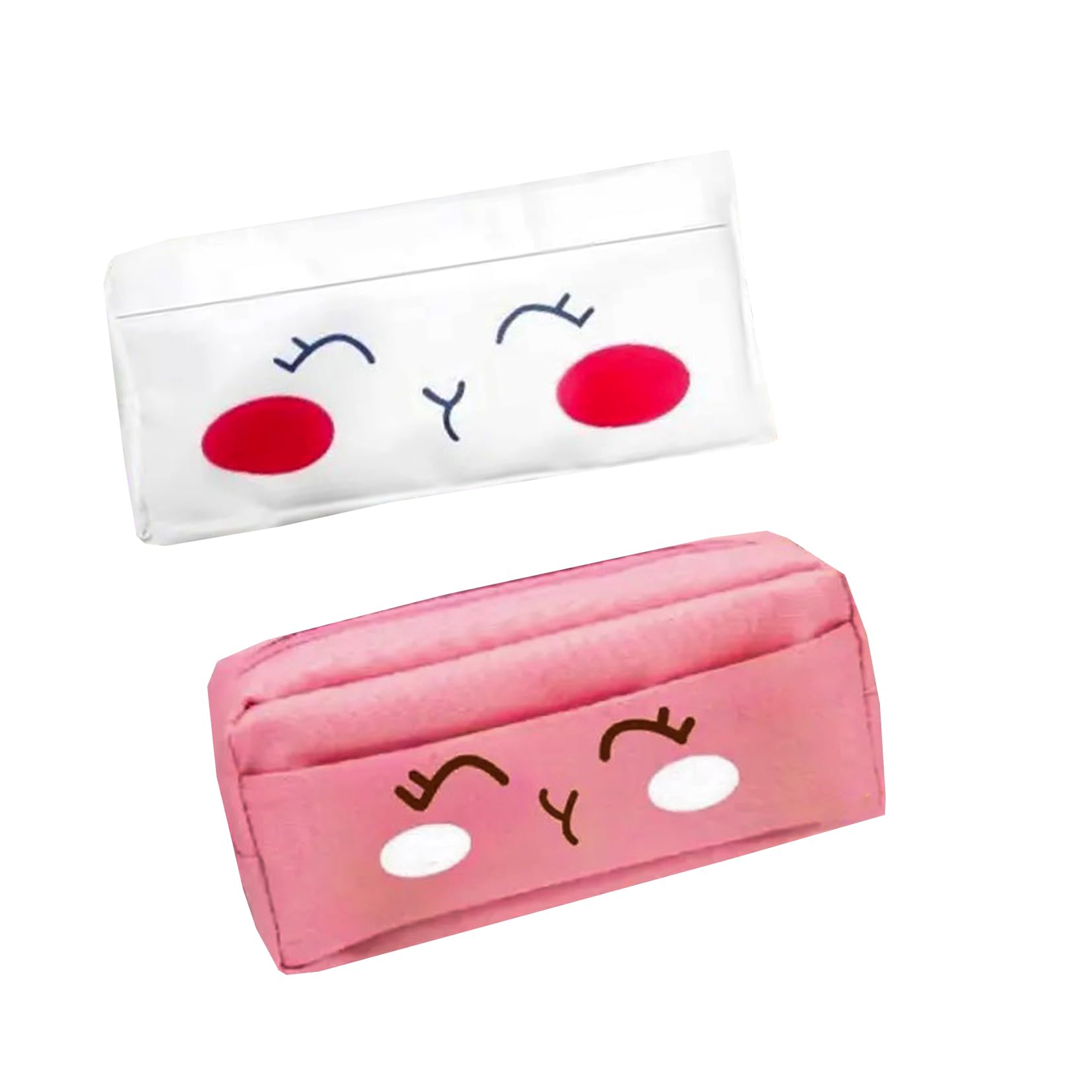 Cat Pencil Pouch, White and Pink Makeup Storage Pouch, Cosmetic Zip Pouch Bag, Pencil Case with Compartments, School Supply Organizer for Students, Stationery Box Art Artificial Leather Pencil (B0DCTTG1TF) Amazon Price History, Amazon Price Tracker