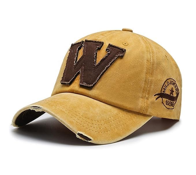 Image of kill off W Cap Baseball Cap Men hat Base Ball Embroidered Vintage Style hat Adjustable W Letter Caps Unisex Baseball Cotton