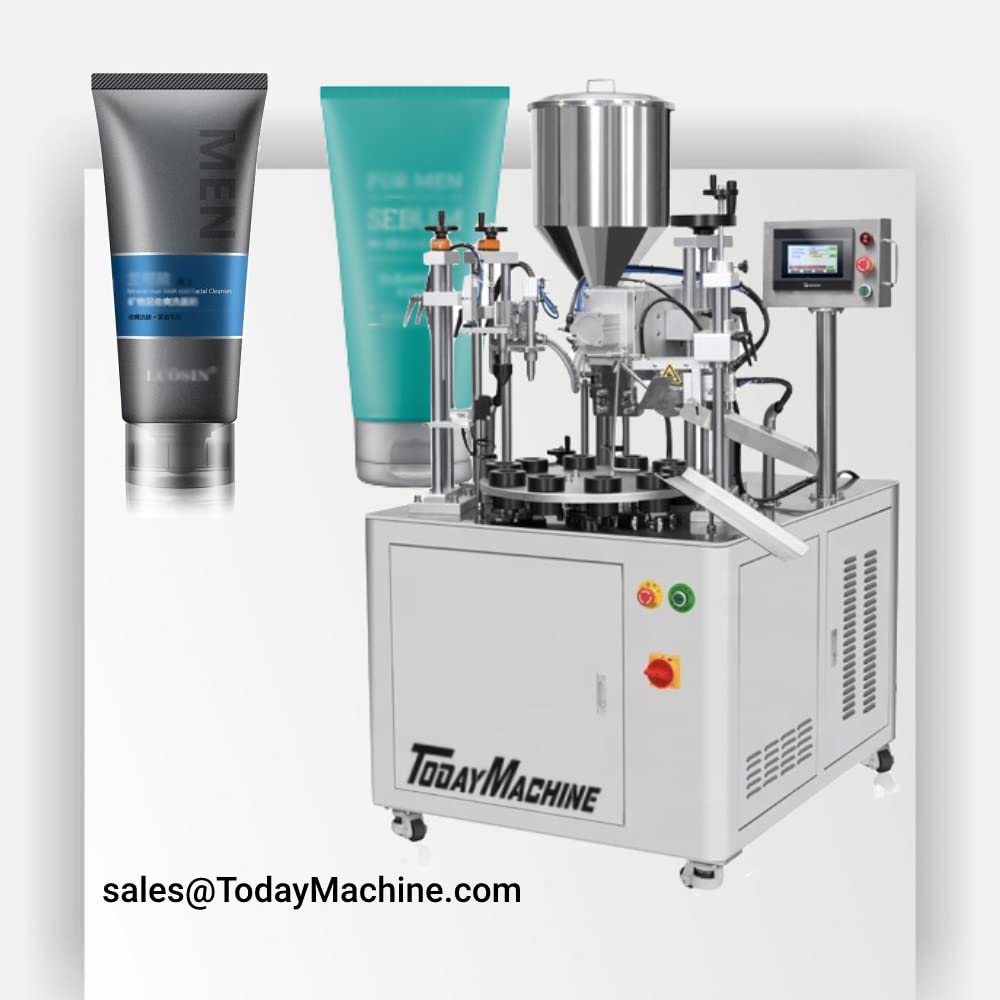 Semi Automatic Skin Ointment Tube Filling Sealing Machine — view 2