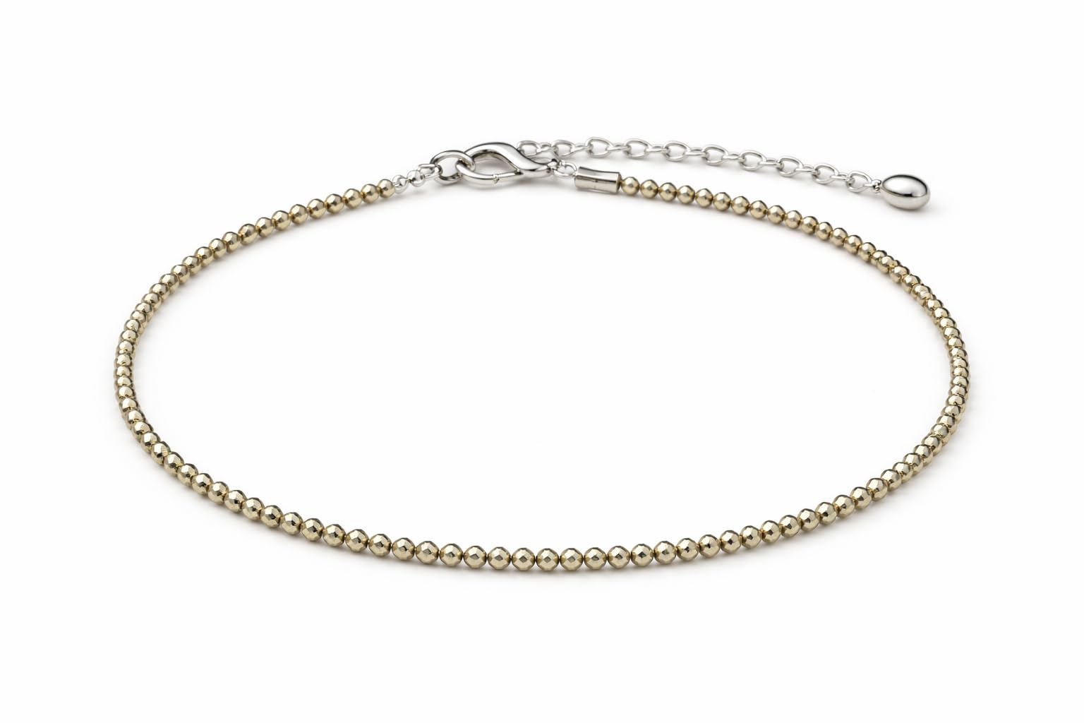 japam Dhanashree Pyrite Anklet – Handcrafted Spiritual Jewellery Inspired by Goddess Lakshmi | Symbol of Prosperity, Strength & Grace-picture-44