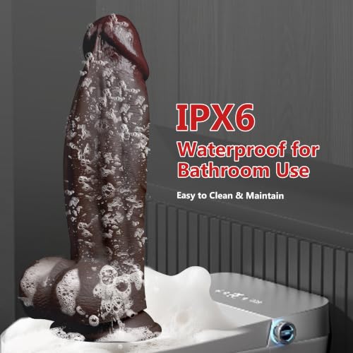 Realistic Thick Big Black Vibrating Dildo for Powerful Pleasure - Image 5