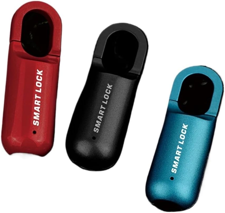 M01 Multifunctional Fingerprint Padlock USB Smart Cabinet Keyless Home Travel Case Drawer Anti Theft Zinc Alloy Lock(Red)