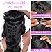 IDN BEAUTY Seamless Clip In Hair Extensions Human Hair, Body Wave 14 Inch 110g 7pcs Natural Black Real Virgin Human Hair Seamless Clip Ins For Black Women PU Weft Invisible Edge