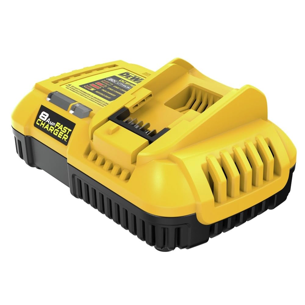DEWALT DCB118R 20V MAX/60V MAX FLEXVOLT 8 Amp Fast Charger (Renewed)