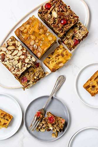 Grandma's Fruitcake Assortment Old Fashioned Traditional, Amaretto, Pineapple Macadamia Nut Flavors, 3-1 Pound Cakes in Gold Gift Box - Thumbnail 2