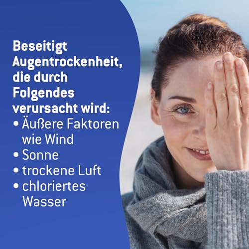 Vizol S 0,4% Long Effect Augentropfen bei starken Symptomen trockener und gereizter Augen, beruhigende Pflege in der stärksten Konzentration von 0,4% Natriumhyaluronat