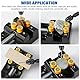 62 Pcs Handbohrer Set - Mini Bohrmaschine für Modellbau Werkzeug mit 48 Spiralbohrer Bits, 10 PCB-Minibohrer und Aluminiumlegierung für präzises DIY Drilling