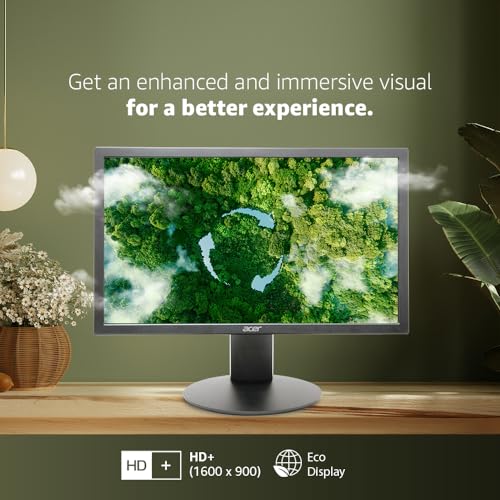 Acer K202Q 19.5 Inch HD+ 1600 X 900 Pixels LCD Monitor with LED Backlight I 200 Nits Brightness I VGA, HDMI Port with Inbox HDMI Cable I Eye Care... - Image 2