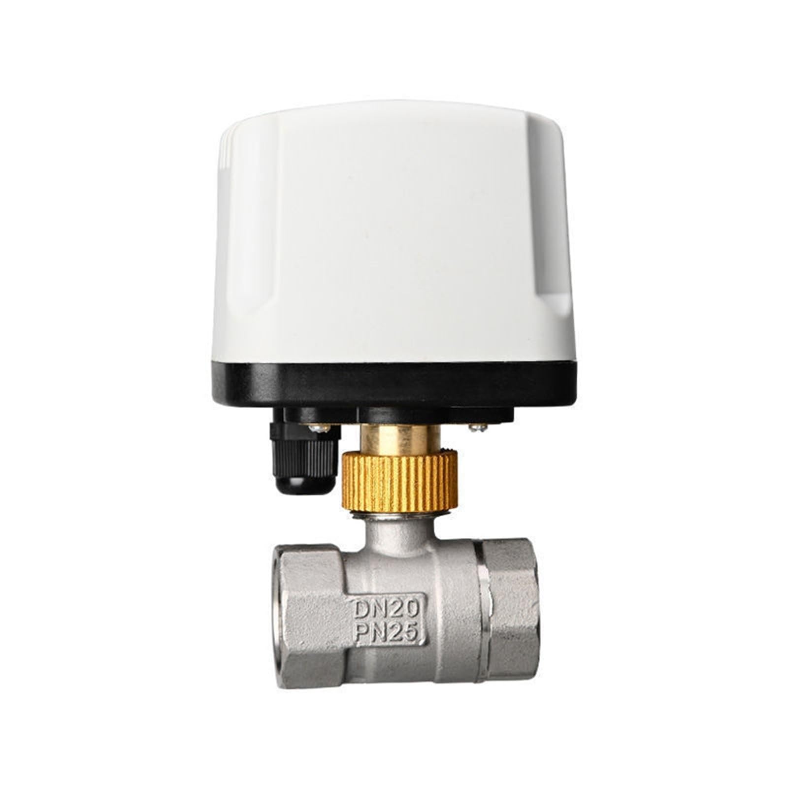 Tjuhgfedcq 2 1/ 3/4 1 Inch Stainless Steel Motorized Valve 20V 12V 4V 3-Wire Control Electric Ball Big Torqu 1Pcs(2",20Vac)
