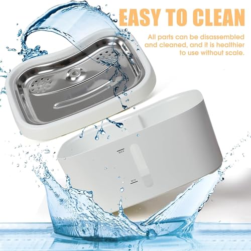 Fuente Bebedero Automático para Gatos Acero Inoxidable 2.5L miniatura 5
