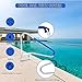 GOODBZ Swimming Pool Safety Hand Rail Swimming Pool Handrail Stair Rail, 55x37 Inch Stainless Steel Swimming Pool Railings for Inground Pools or Steps, Pool Handrail with All Accessories