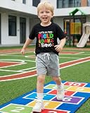 Field Day Shirt for Kids Toddler Boys Girls Colorful Field Day Prints T-Shirts Tops Funny Tee Short Sleeve 2-8 Years