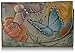 Produktbild Anna by Anuschka Damen Hand Painted Leather Women's Three FOLD Checkbook Wallet, handgemalt, Leder, dreifaltig, Scheckbuch, Portemonnaie, Floral Paradise Tan, Einheitsgröße