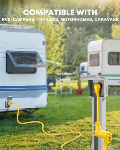 Image of Kohree 30 Amp to 50 Amp RV Adapter