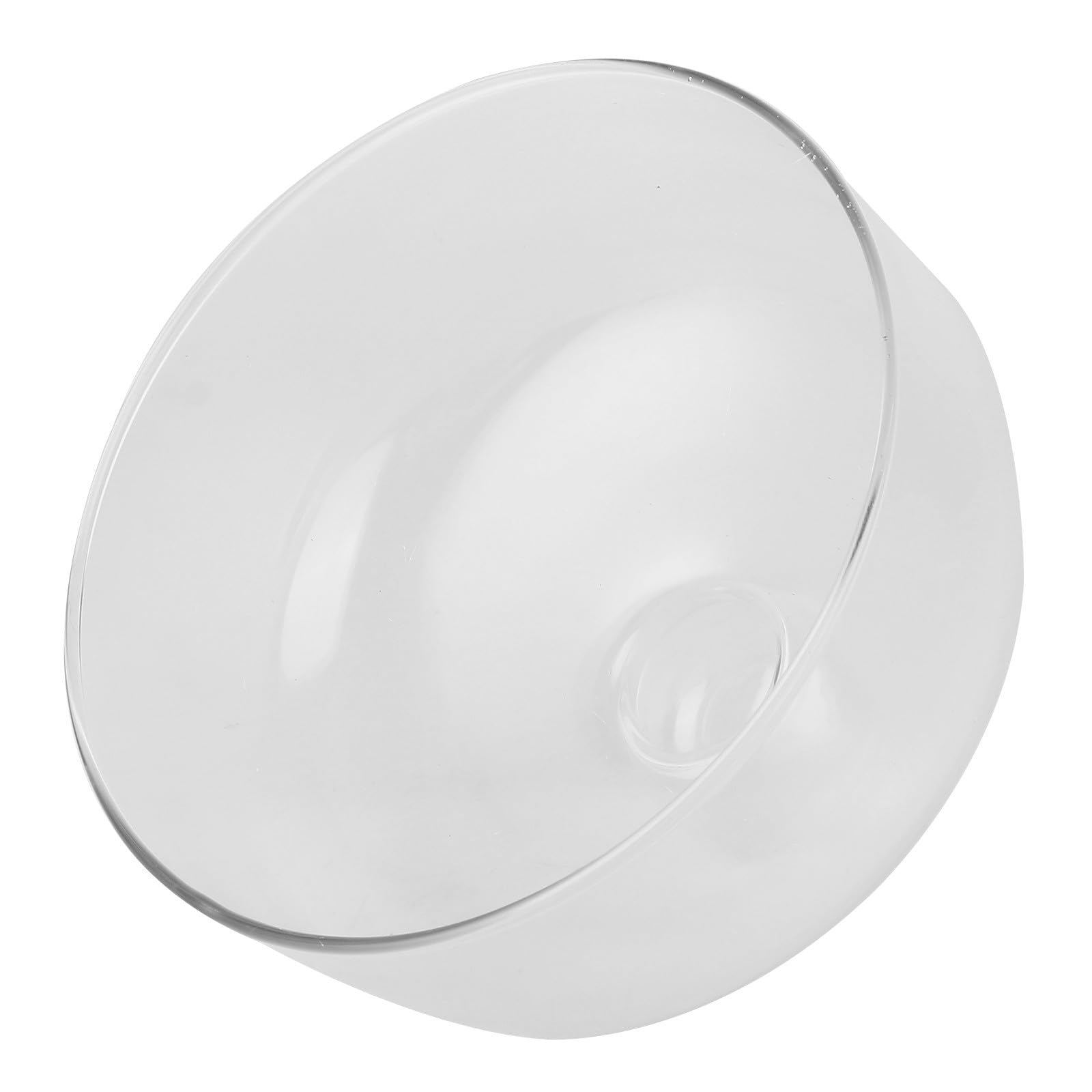 Cloche à Gâteau en Verre Transparent 16cm X 12cm, Dôme Alimentaire sans Plomb, Couvercle Protecteur pour Pâtisserie, Dessert et Conservation, pour Maison et Buffet