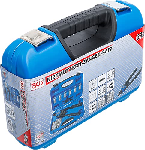 BGS Nietmutternzangen-Satz - M3 - M10-68-tlg.