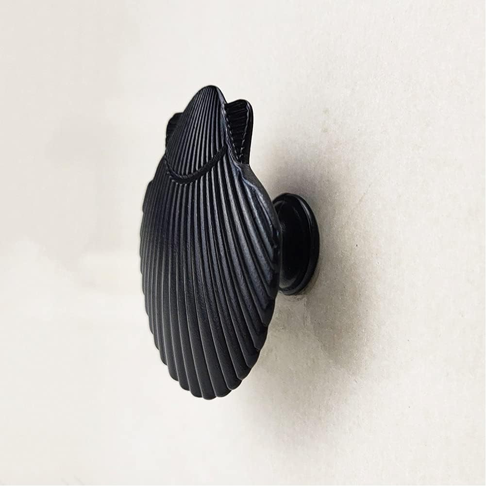 brandname RRRuo Seashell Drawer Pulls Handles Beach Ocean Theme Zinc Alloy for Dresser Cupboard Cabinet Closet Wardrobe Knobs Home Kitchen 4 Pieces