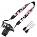 Elvam Camera Neck Shoulder Strap Belt for Men/Women Compatible with Universal DSLR/SLR/Digital Camera/Instant Camera/Nikon Canon Sony Pentax Fujifilm Etc (Flower Floral 05)