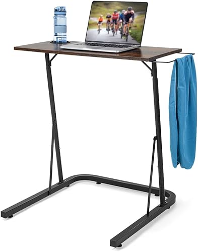 IKKLE Escritorio ajustable para entrenamiento de bicicleta, estación de trabajo de escritorio de cinta de correr, perfecto para ciclismo en