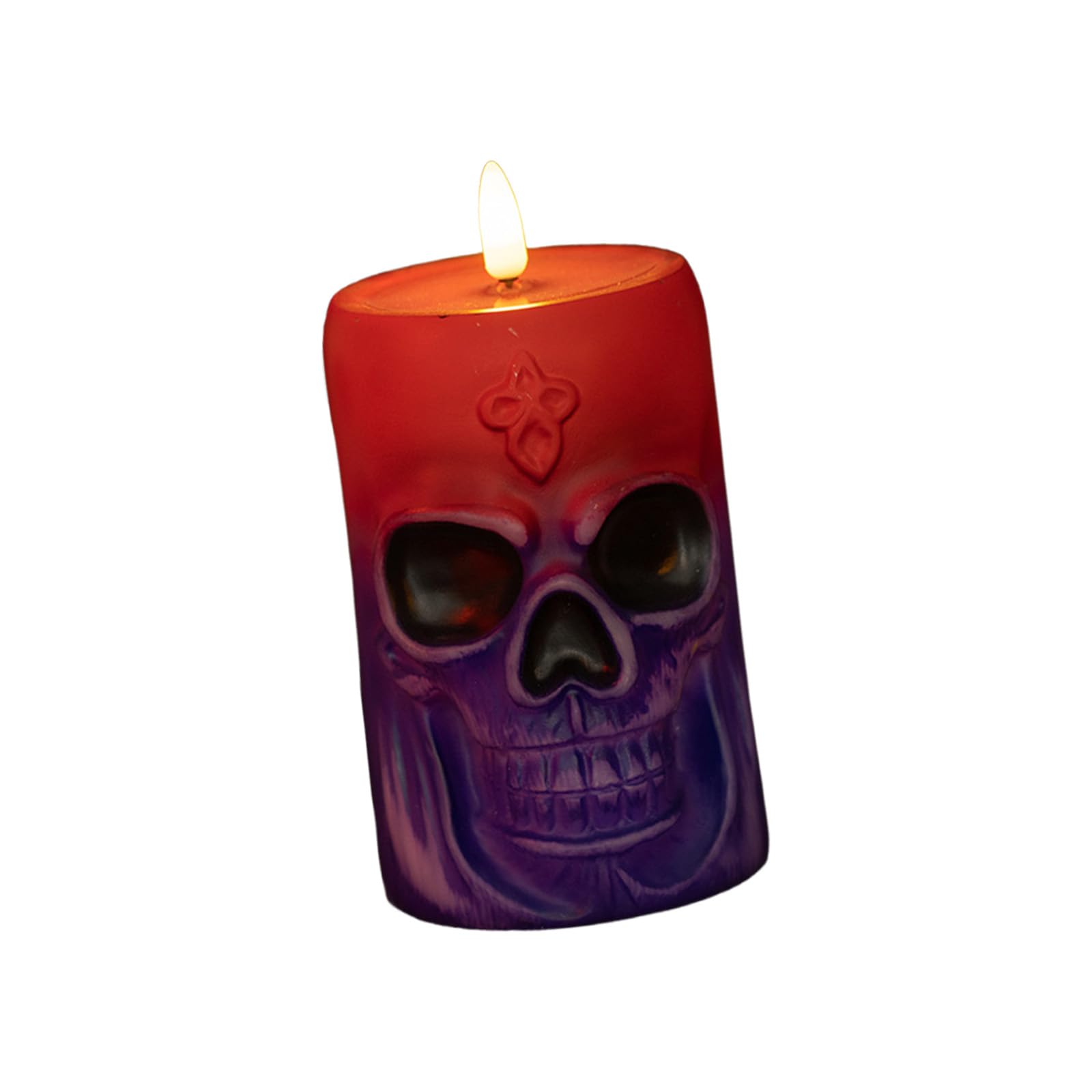 Buxuaaaa E Halloween Skull Lamp With Multicolored Led Lights For Party Hom Decoration Battery Operated Night Light Halloween Skull Lamp