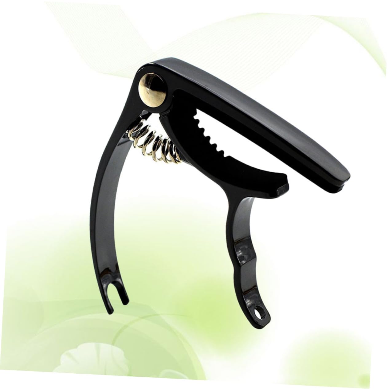 VANZACK Lightweight Classical Guitar Capo Black Sound Tuning Tool for Acoustic Electric Guitars and Ukuleles Easy One Handed Fret Changes Durable Spring Design