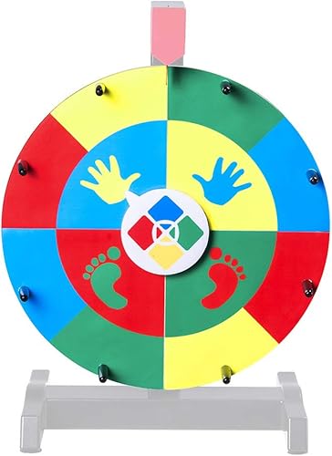 WinSpin Repuesto de plantilla de rueda de premios para rueda giratoria de 12 pulgadas, juego de grupo para el hogar, eventos y fiestas