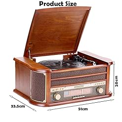 Tourne-disque avec haut-parleurs, tourne-disque en vinyle, phonographe, prend en charge la lecture de vinyle/lecture CD/AM/FM/USB (phonographe) - Les Beatles, Paul McCartney, John Lennon, RIngo Starr, George Harrison Tourne-disque avec haut-parleurs, tourne-disque en vinyle, phonographe, prend en charge la lecture de vinyle/lecture CD/AM/FM/USB (phonographe) – Image 7