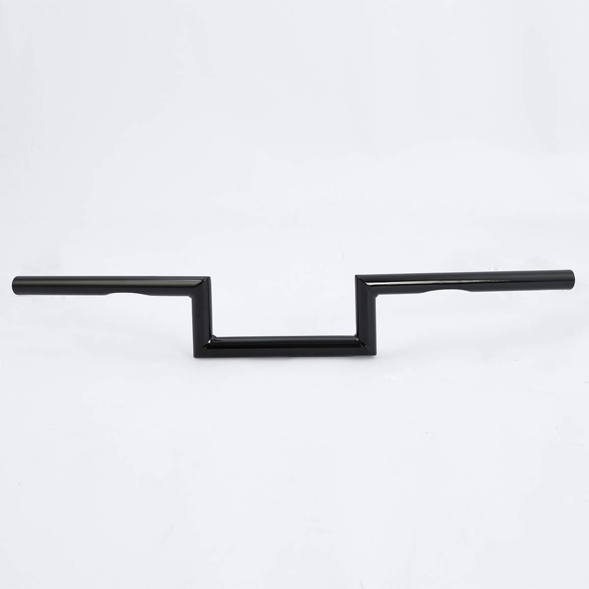 4" Rise 1" Fat Z-Bar Handlebar Fit For Harley-Davidson Honda Yamaha Suzuki Kawasaki Triumph Most Chopper Cruisers Bobber Bike Cafe Racer