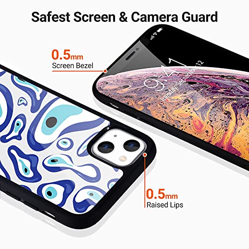 Coque iPhone 15 Pro Max yeux abstraits en TPU antichoc