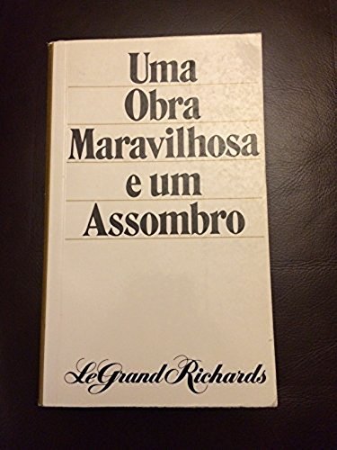 Uma Obra Maravilhosa e um Assombro [Portuguese ... B003FCLA9K Book Cover