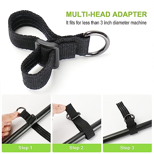 Image of Trimmer Strap for Weed Eater Shoulder Strap Harness [Upgraded Metal-Clip], Compatible with EGO /Greenworks String Trimmer, Leaf Blower, & Shrub Trimmers