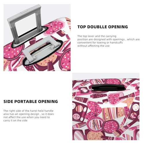 Cute Girl Print Luggage Cover For Suitcase,Washable Elastic Travel Suitcase Protector With Zipper Closure And Bottom Buckle – Fits 18-32" Luggage-X-Large3